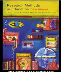Image of Education and Teaching: Research Methods