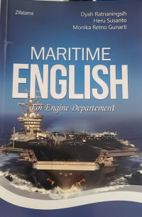 Image of MARITIME ENGLISH :  FOR ENGINE DEPARTEMENT